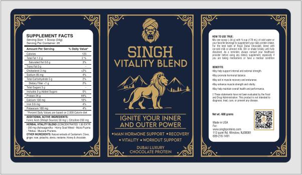 Singh Men Vitality Blend
