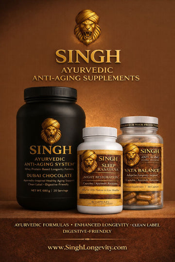 Ayurvedic Anti-Aging Kit for Vata Dosha