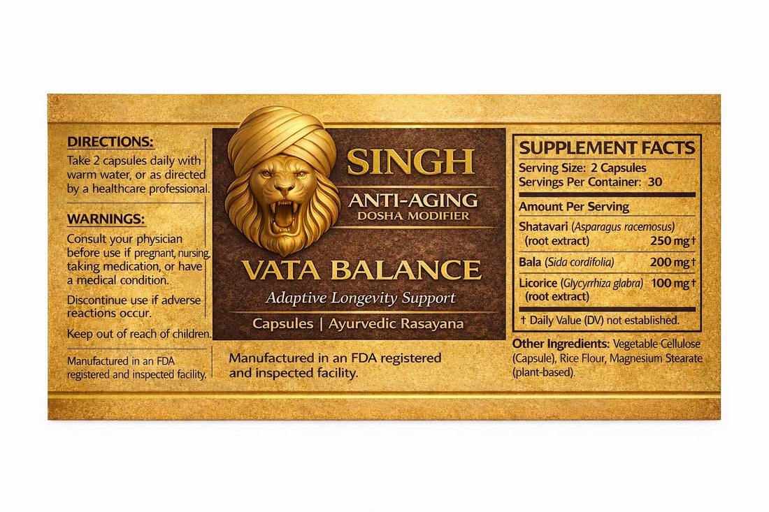 Ayurvedic Anti-Aging Kit for Vata Dosha