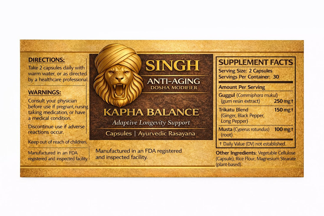 Ayurvedic Anti-Aging System for Kapha people