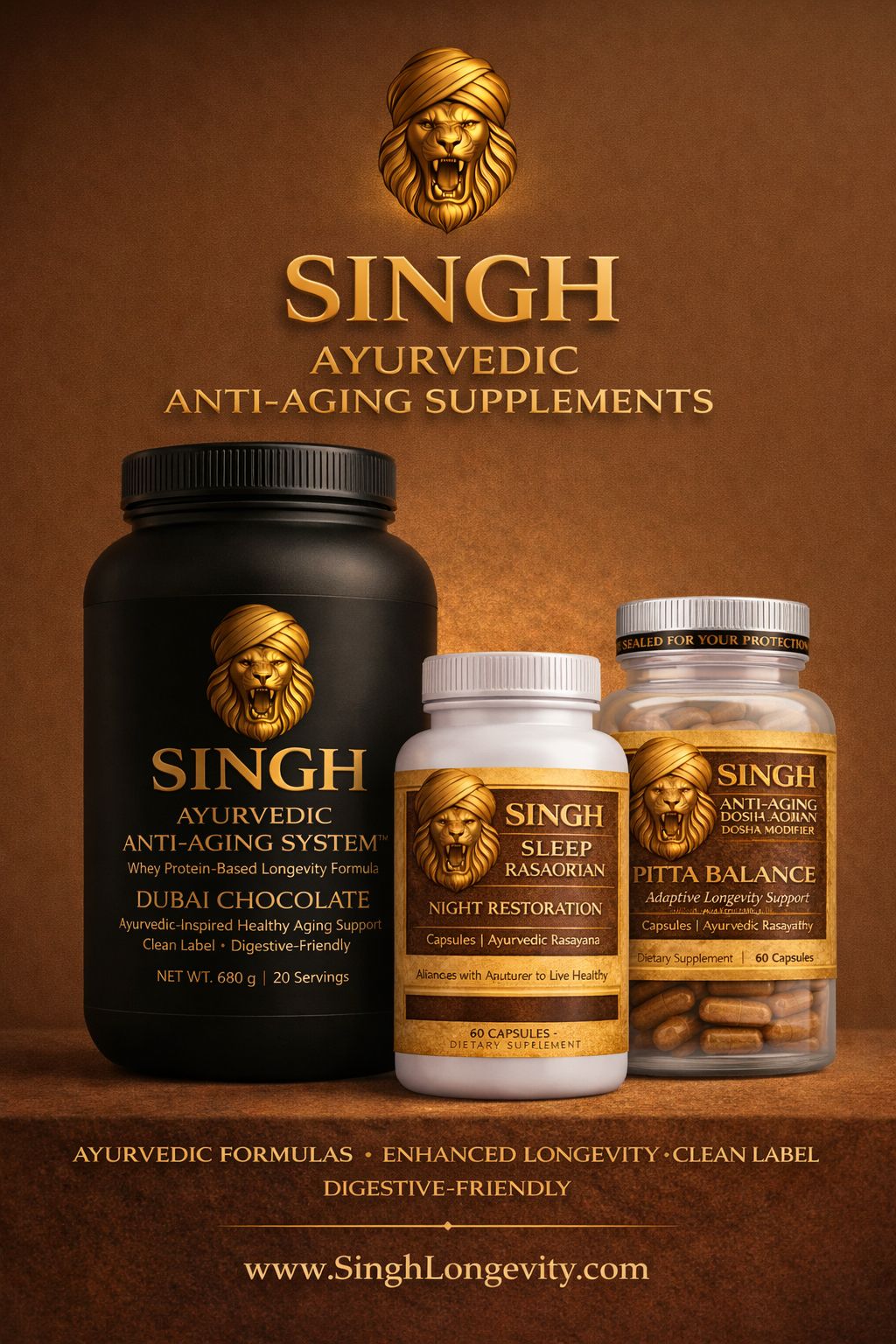 Ayurvedic Anti-Aging Kit for Pitta Dosa People