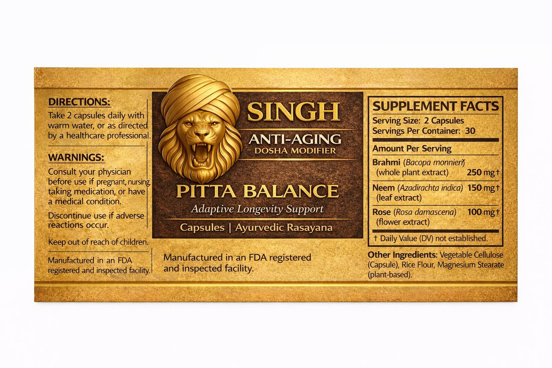 Ayurvedic Anti-Aging Kit for Pitta Dosa People
